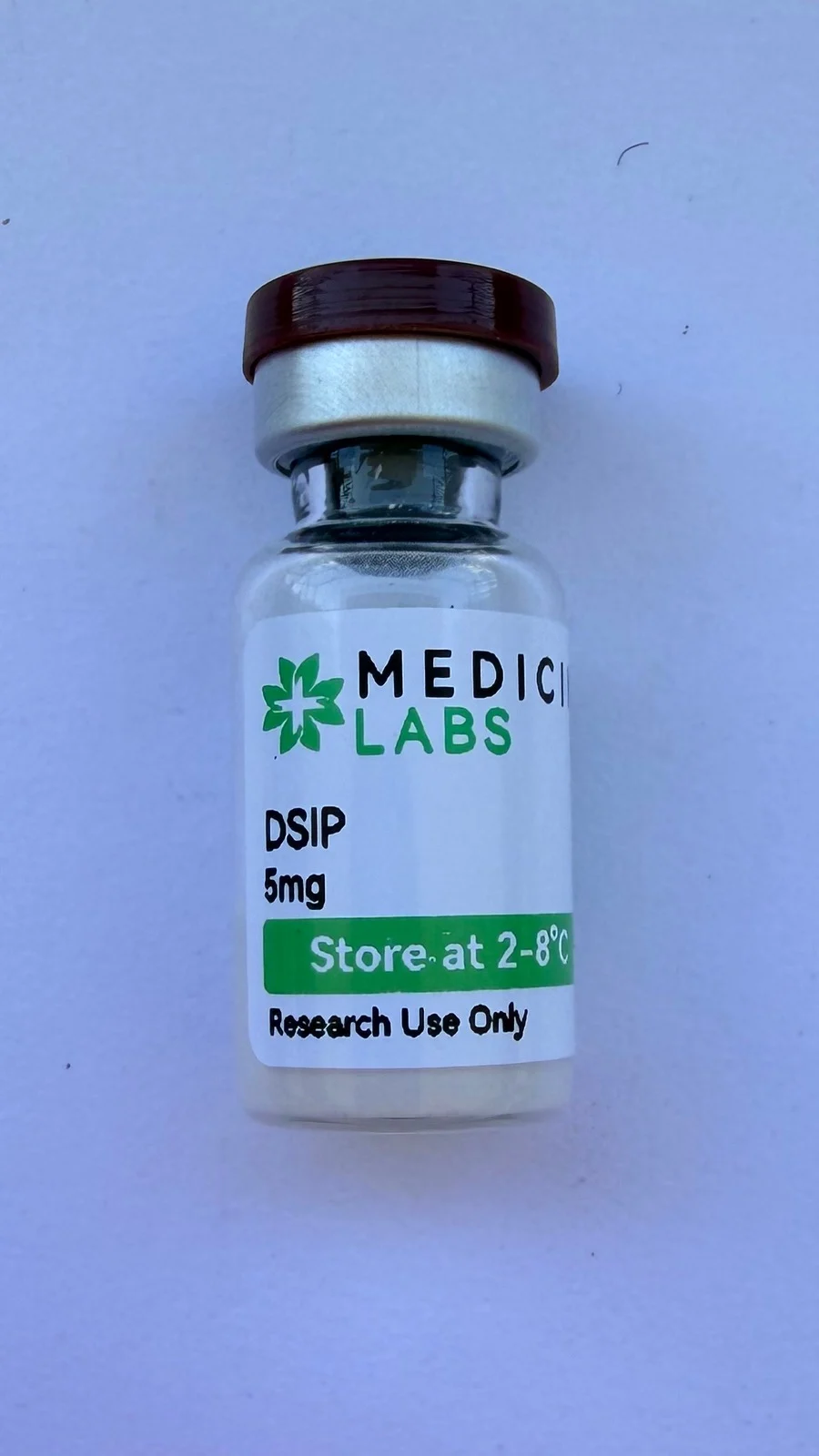 DSIP research vial, product photo