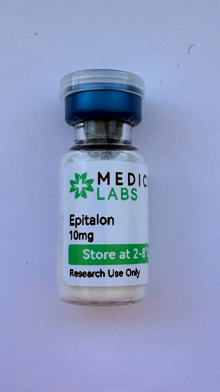 Epitalon research vial, product photo