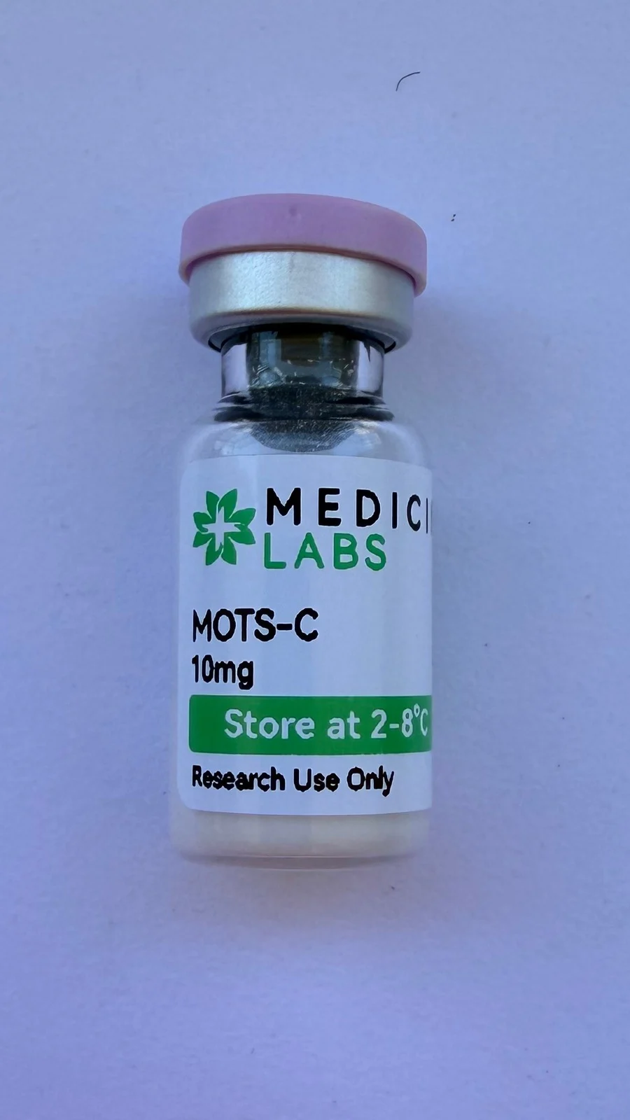 MOTS-c research vial, product photo