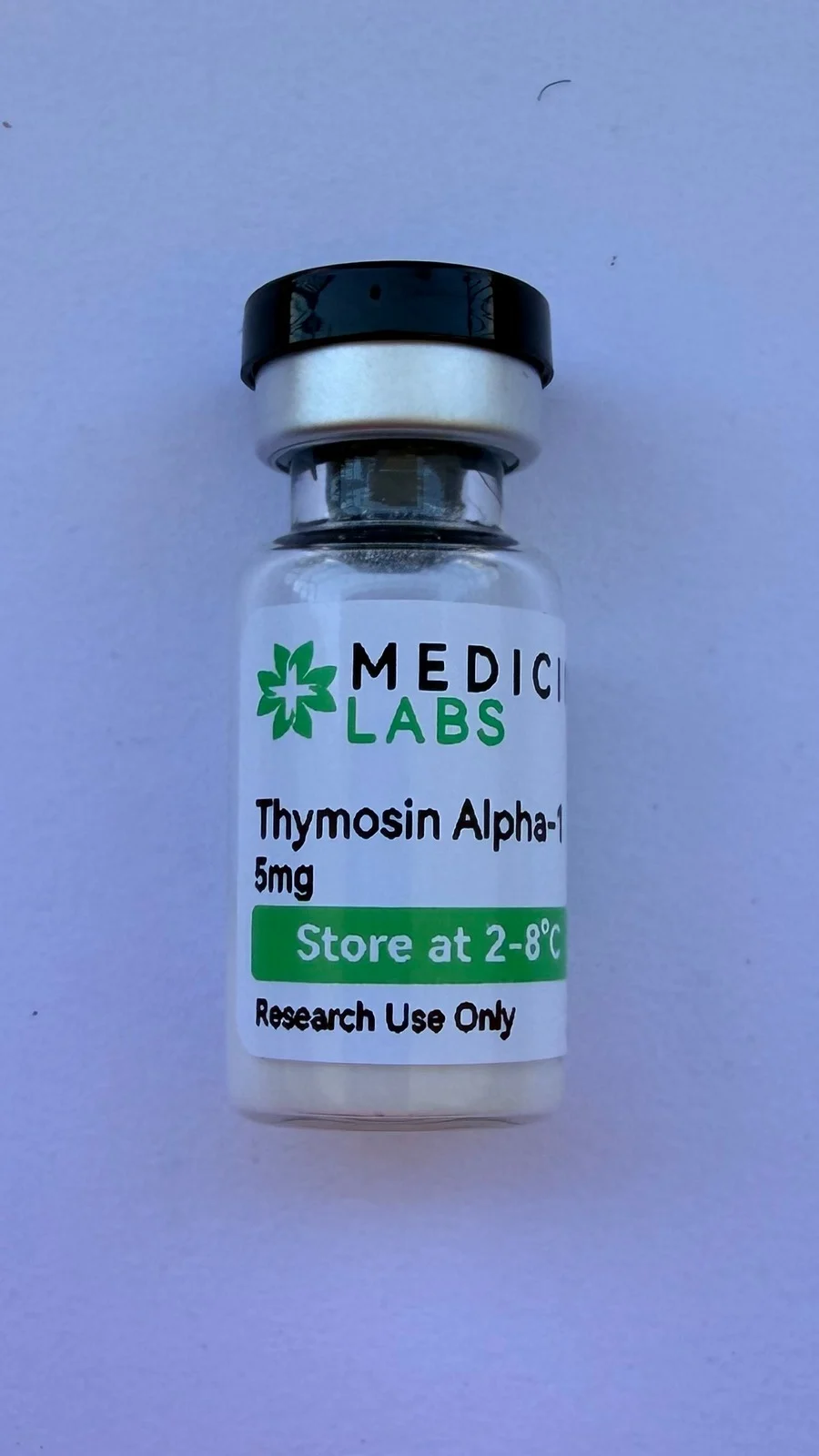 Thymosin Alpha-1 research vial, product photo