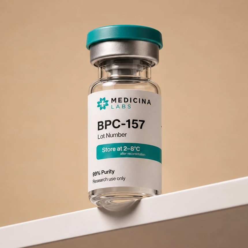 BPC-157 research peptide vial