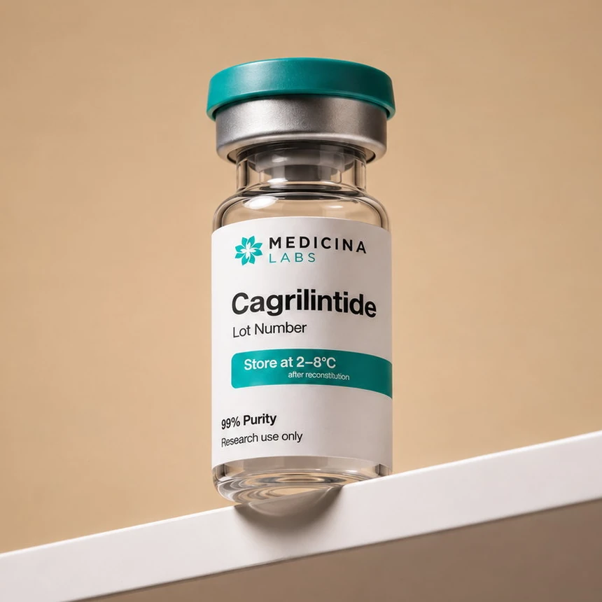 Cagrilintide research peptide vial