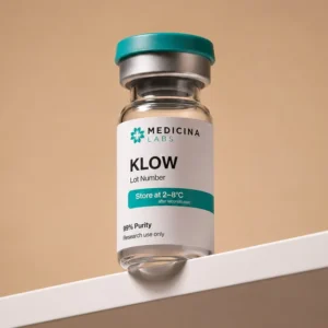KLOW research peptide vial