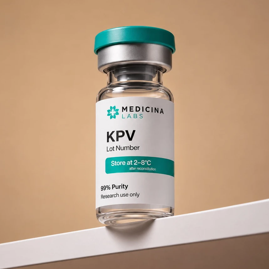 KPV research peptide vial